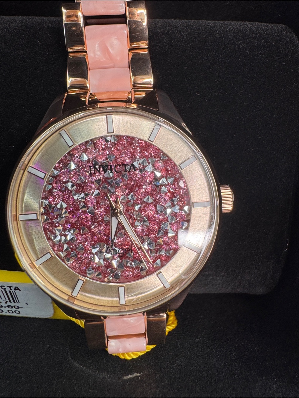 Invicta Rose Gold and Pink Crystal Dial Women’s Bracelet Watch